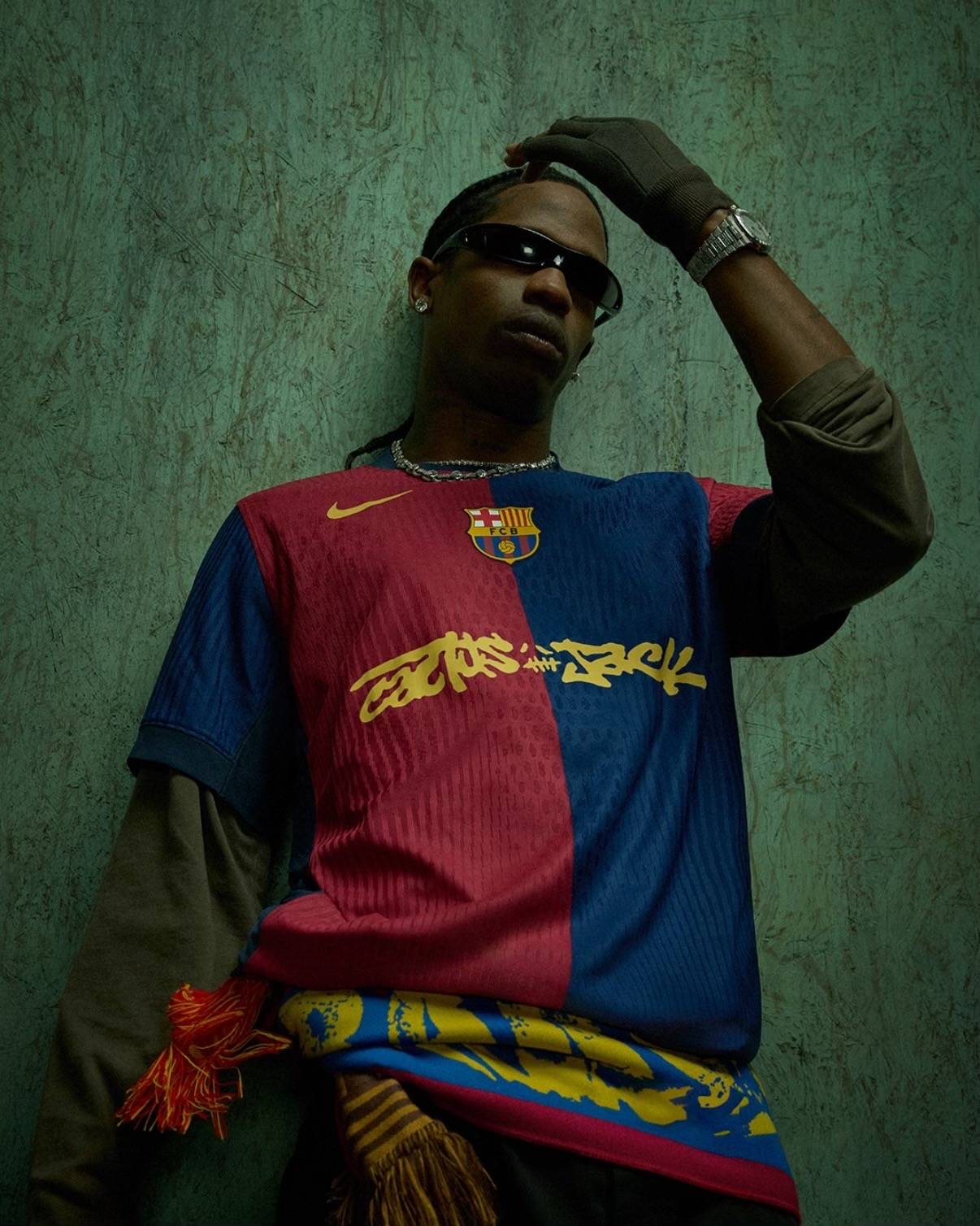 BARCELONE  MAILLOT X TRAVIS SCOTT SPÉCIAL 24/25