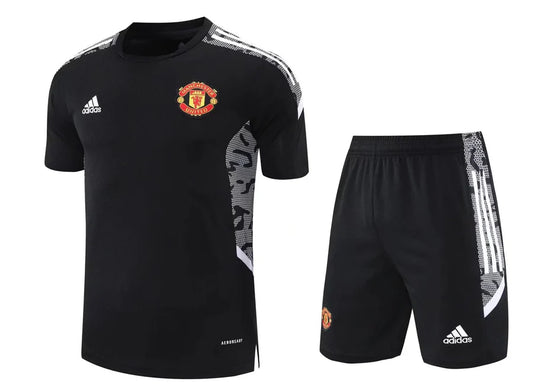 Kit Manchester United training noir/gris 2023/24