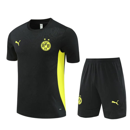 Kit football Borussia Dortmund Black Noir 2024/25-Enfant