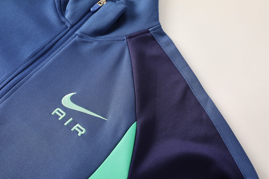 Survêtement ensemble jogging Nike Air bleu vert