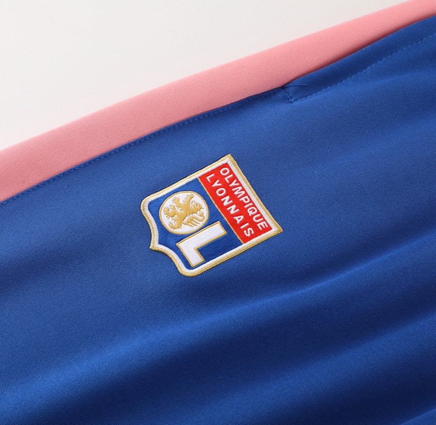 Survêtement OL Lyon bleu/rose 2023/24