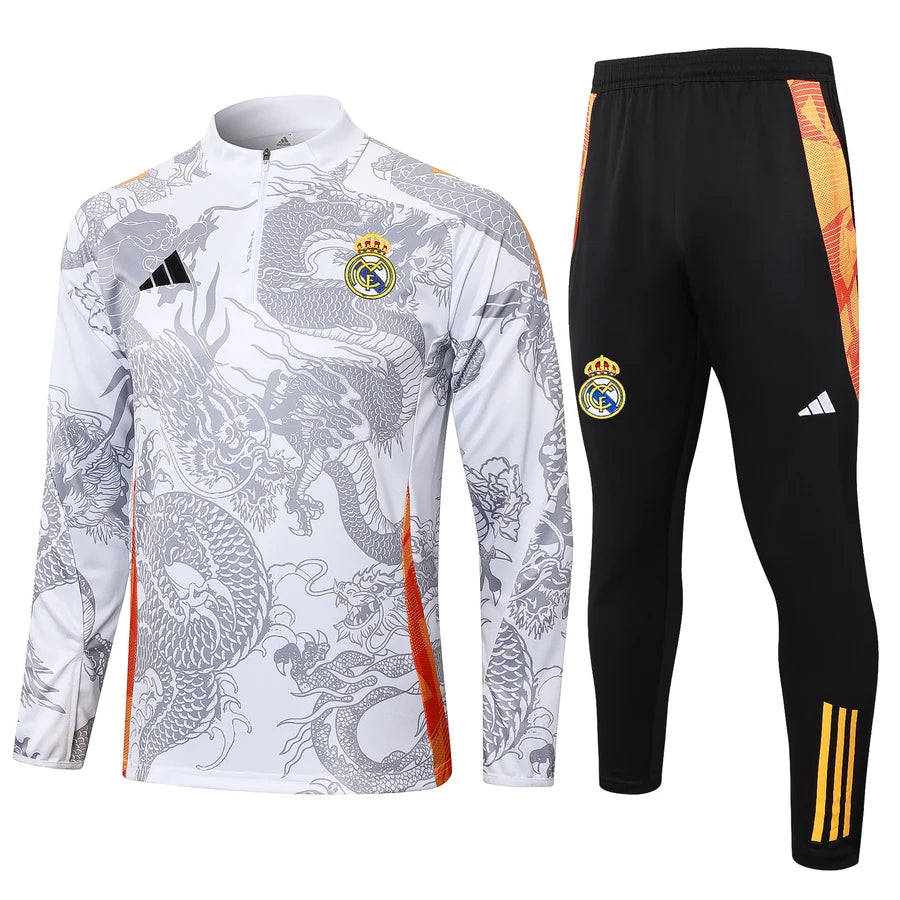 Survêtement ensemble football Real Madrid White Dragon 2024/25