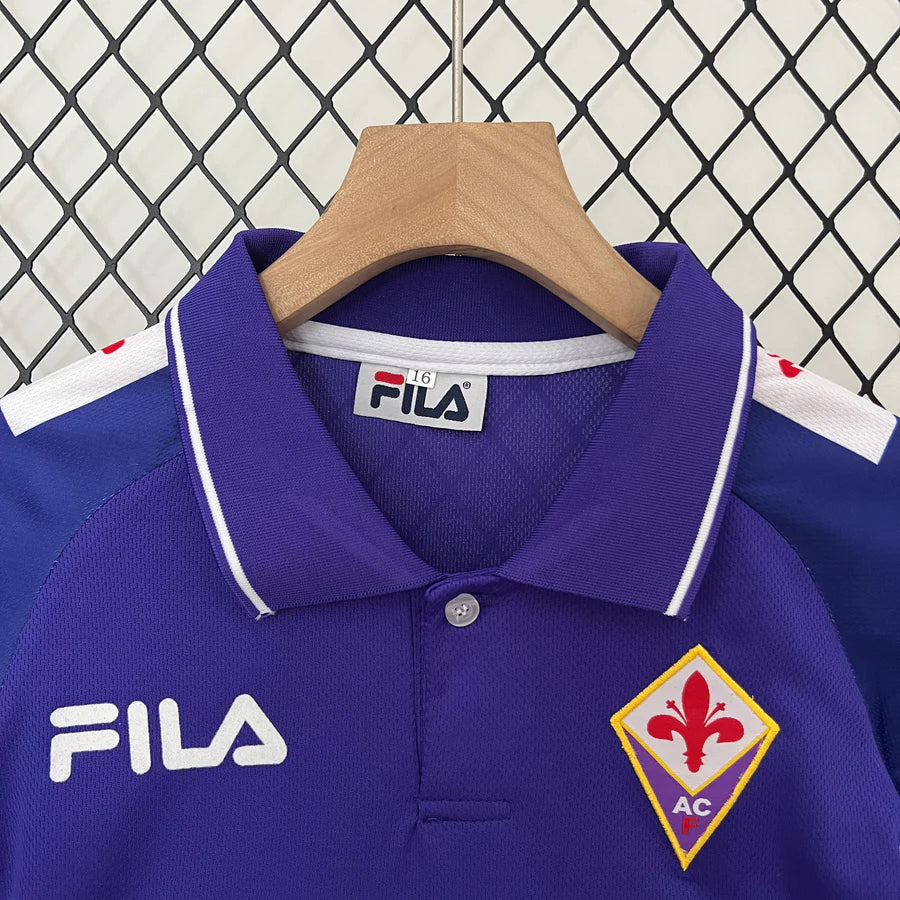 Kit ensemble football Fiorentina rétro extérieur 1998-Enfant