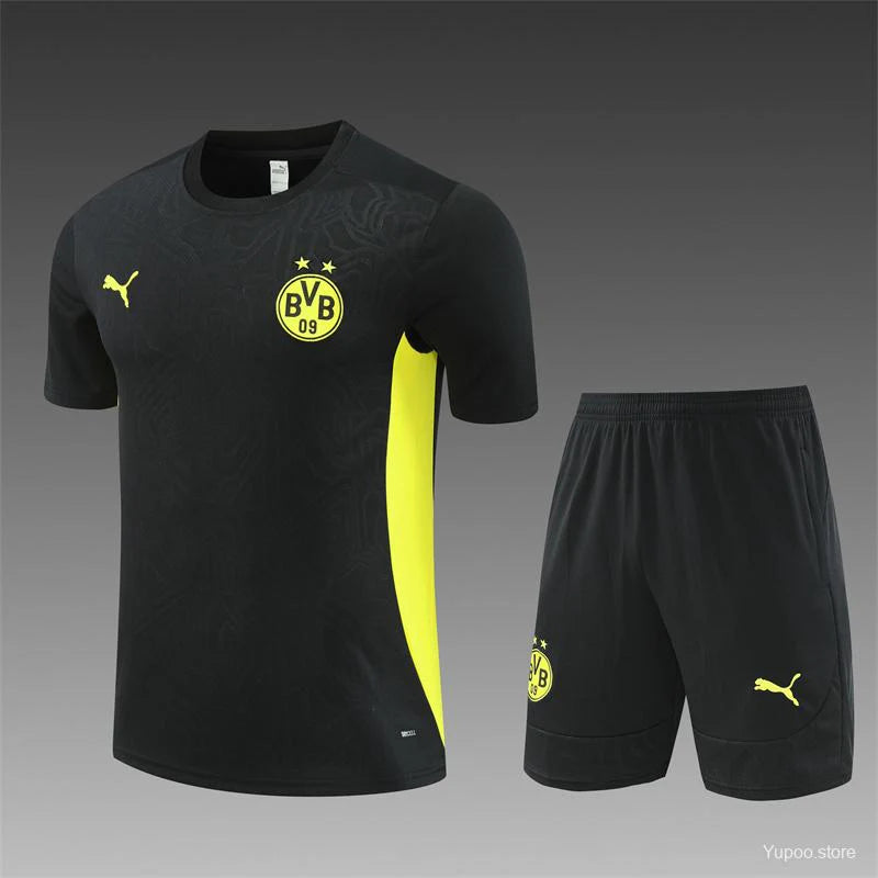 Kit football Borussia Dortmund Black Noir 2024/25-Enfant