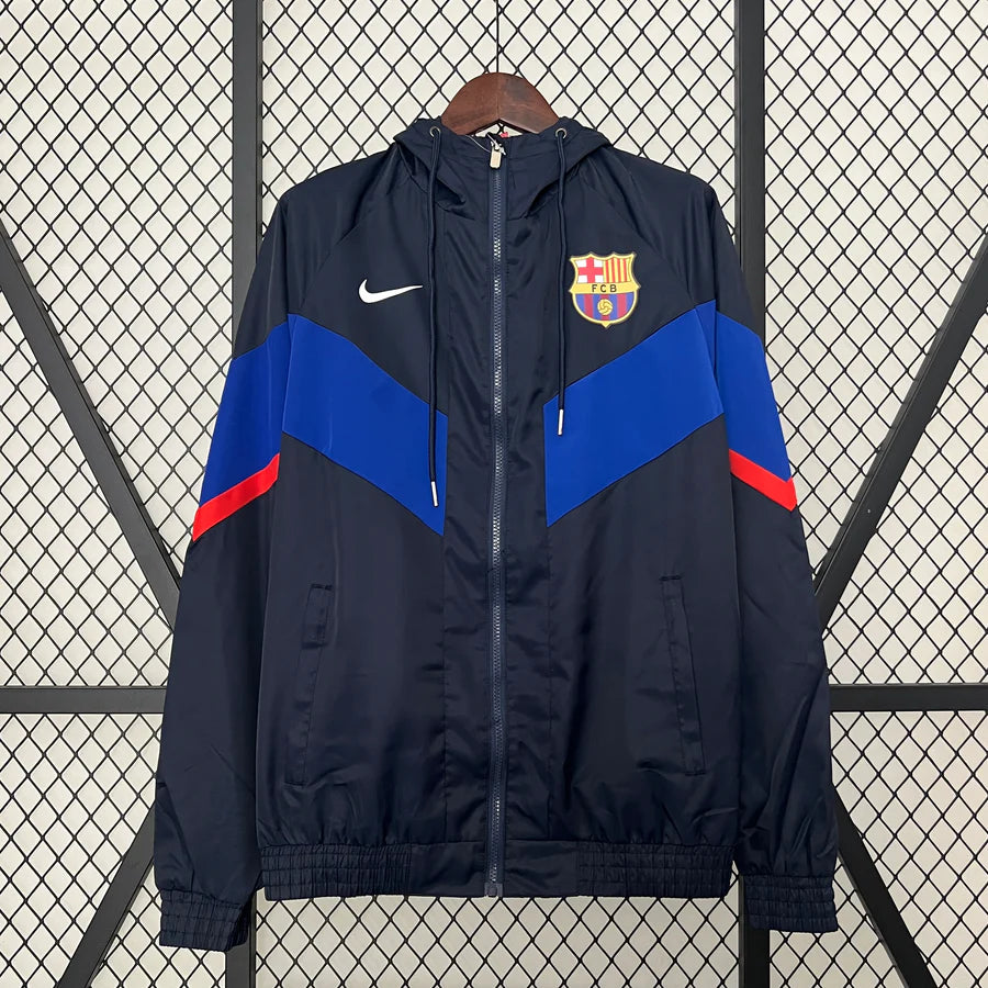 Veste coupe-vent FC Barcelone/Barcelona bleu 2024/25