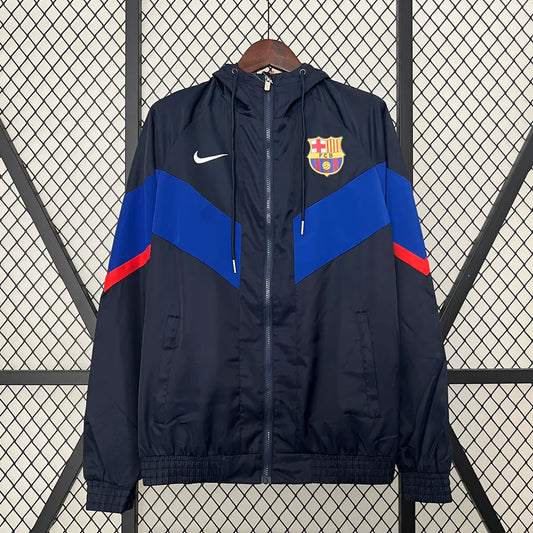 Veste coupe-vent FC Barcelone/Barcelona bleu 2024/25