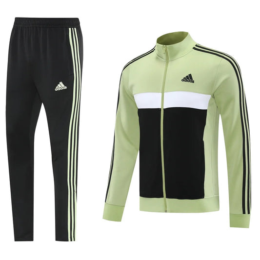 Survêtement jogging Adidas ensemble vert & noir