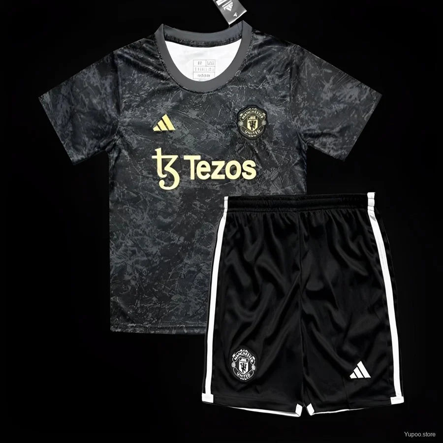 Kit football Manchester United The Stone Roses Collaboration Hinted 2023/24-Enfant