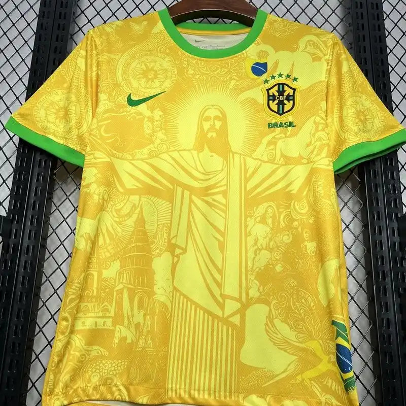 BRÉSIL MAILLOT ÉDITION SPÉCIALE JAUNE 2024/25
