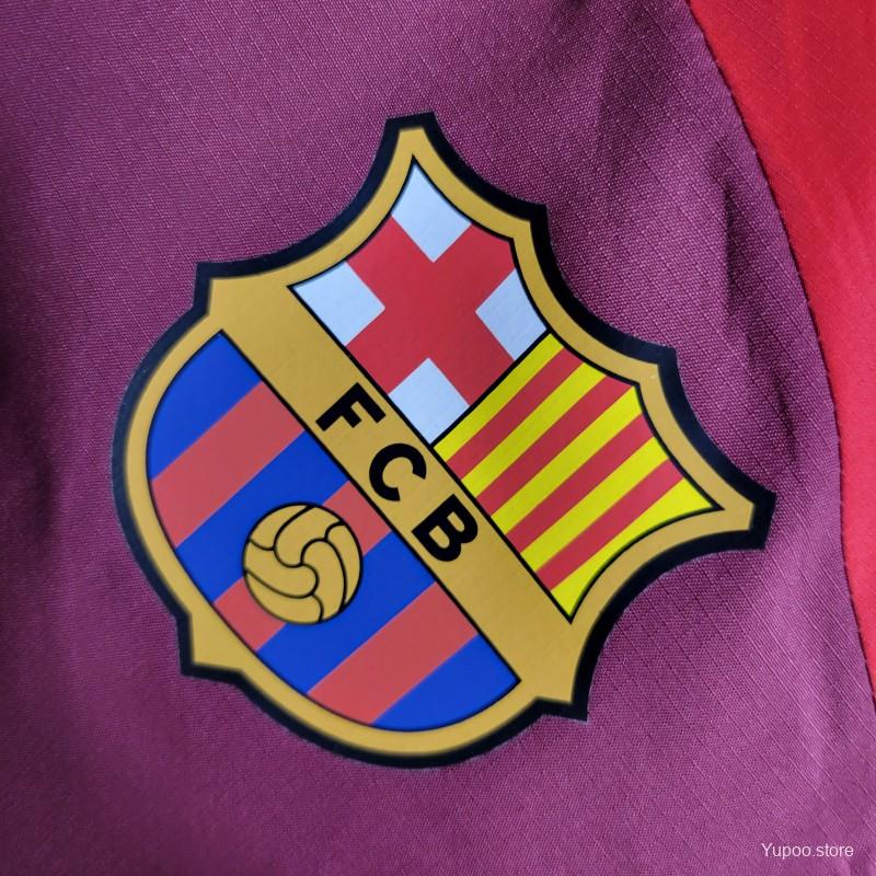 Veste coupe-vent FC Barcelone/Barcelona rouge 2023/24