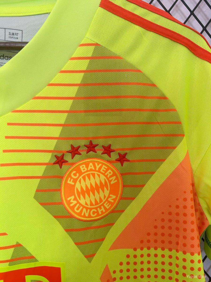 Maillot football Bayern Munich Gardien Goalkeeper 2024/25