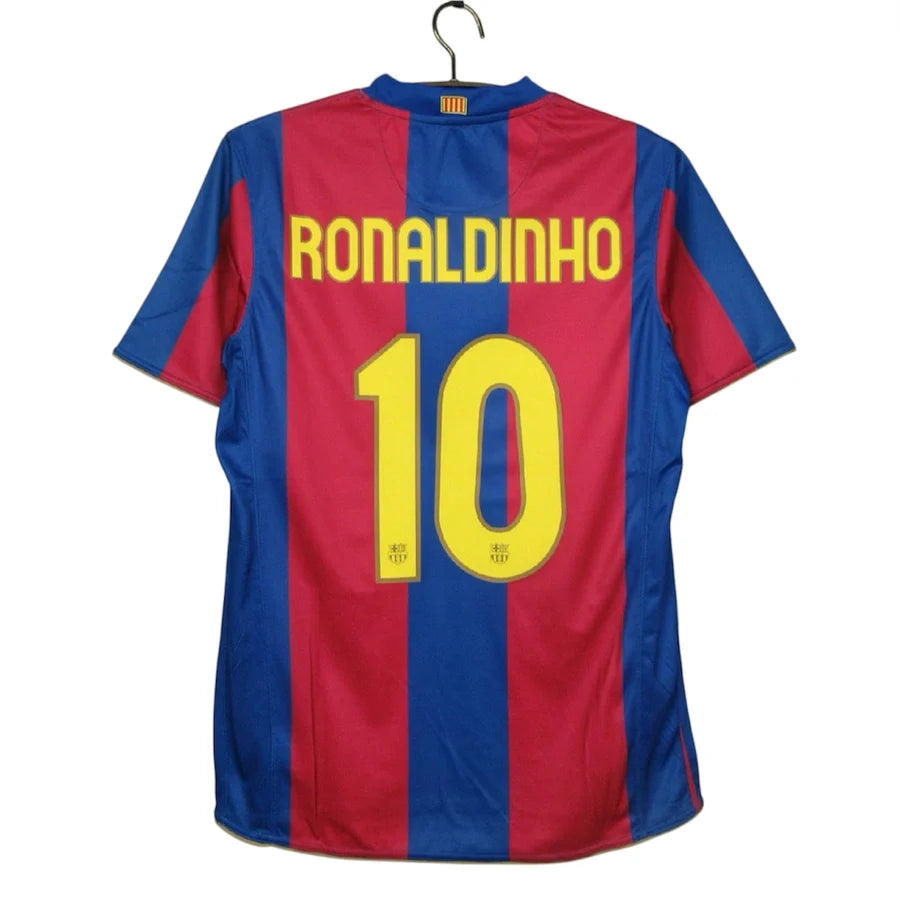 Maillot FC Barcelone Barcelona RONALDINHO domicile 2006/07