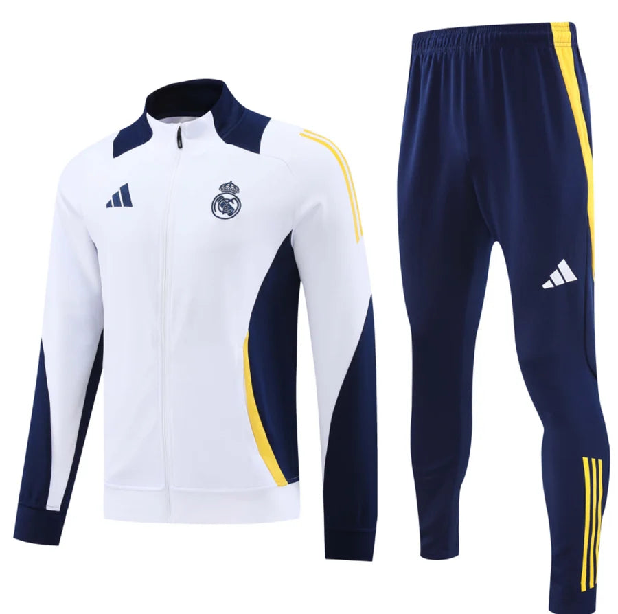 Survêtement ensemble football Real Madrid jaune/blanc 2024/25