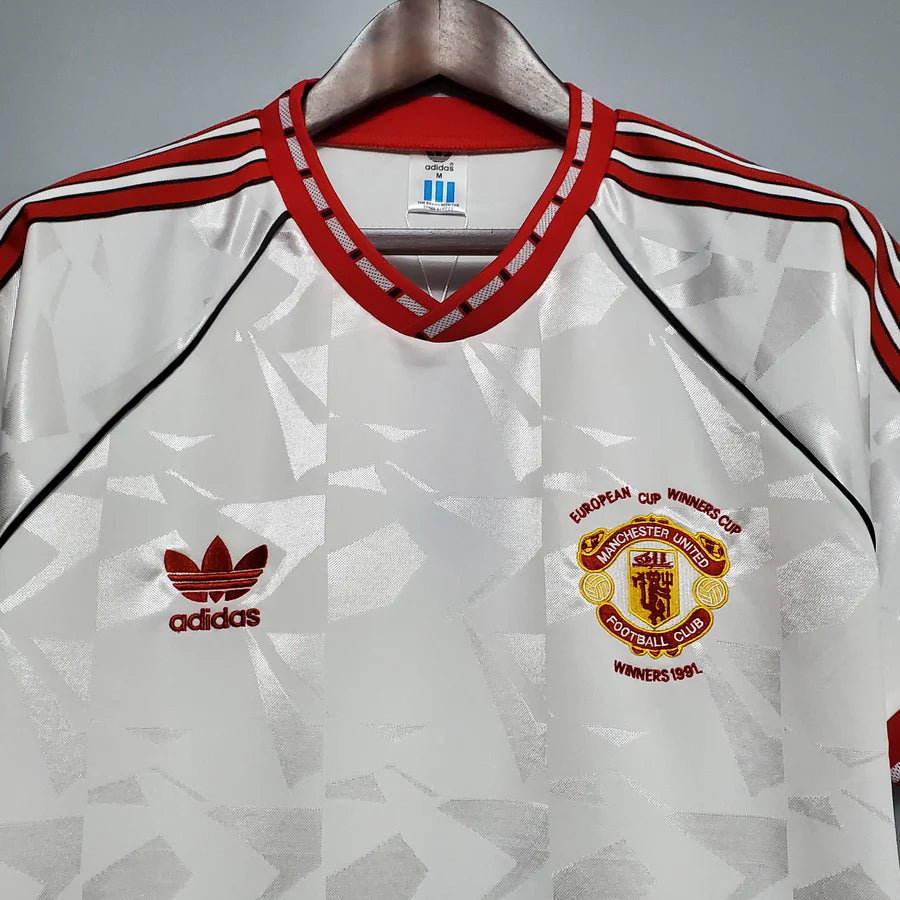 Maillot football Manchester United exterieur 1991