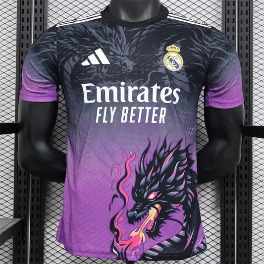 REAL MADRID MAILLOT CONCEPT Noir Violet 24/25