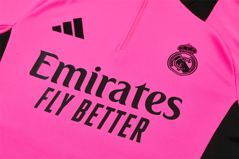 Survêtement ensemble football Real Madrid jogging rose 2025/26