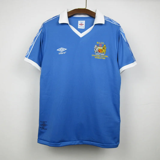 Maillot football Manchester City domicile 1981/82