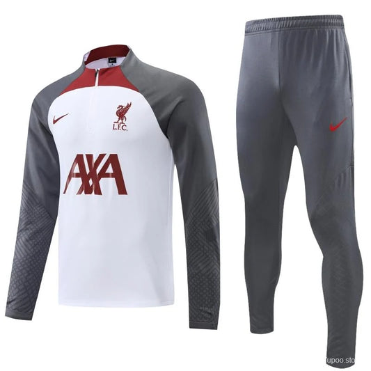 Survêtement Liverpool blanc/gris 2022/23