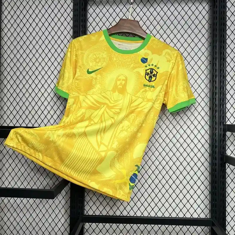 BRÉSIL MAILLOT ÉDITION SPÉCIALE JAUNE 2024/25
