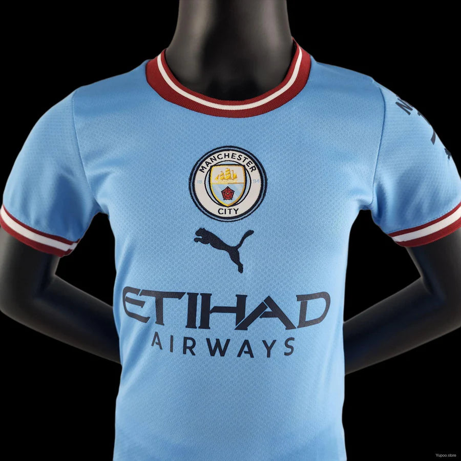 Kit Manchester City domicile 2022/23-Enfant