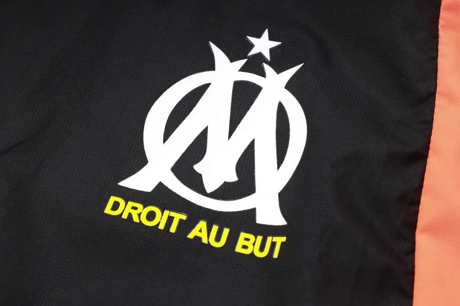 Survêtement football ensemble Capuche OM/Marseille noir 2024/25