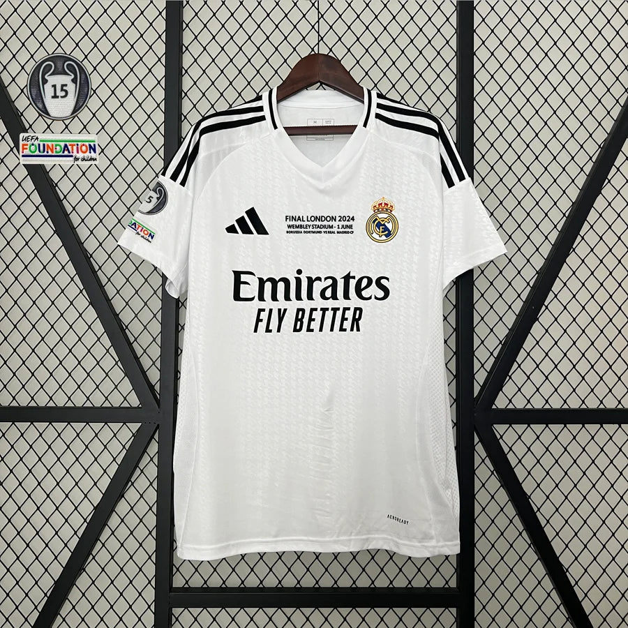 Maillot football Real Madrid domicile Final London 2024/25