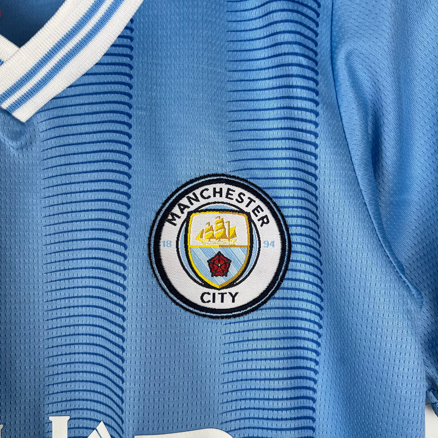 Kit ensemble football Manchester City domicile 2023/24-Enfant