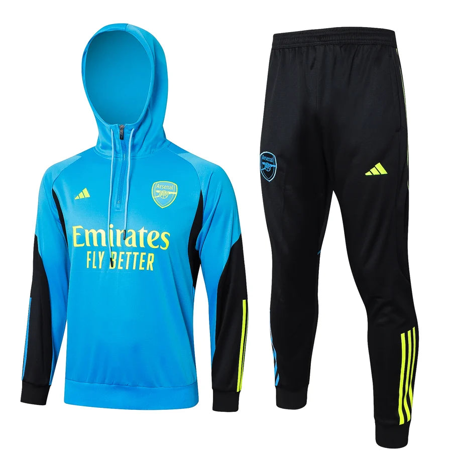 Survêtement Capuche Arsenal bleu 2024/25