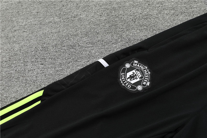 Survêtement Col Manchester United noir/vert 2022/23