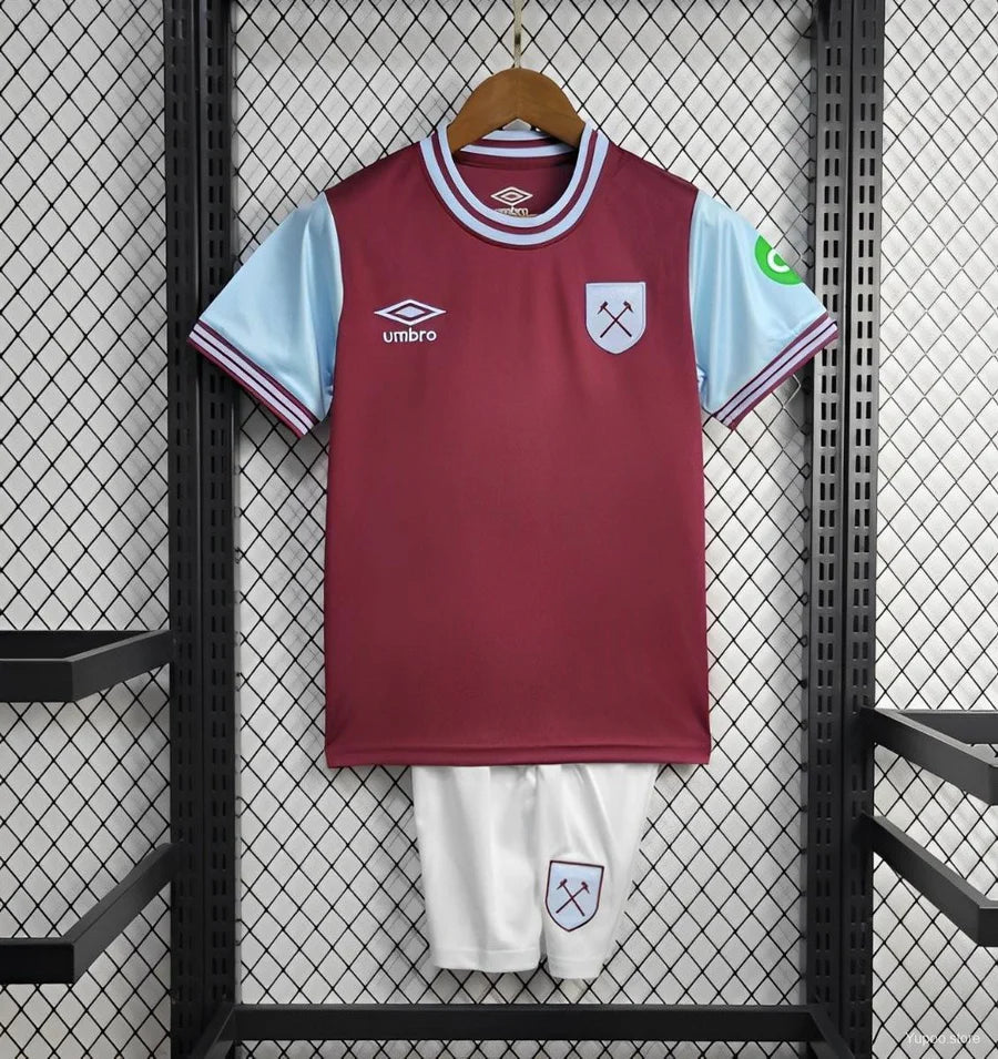 Kit ensemble football West Ham domicile 2024/25