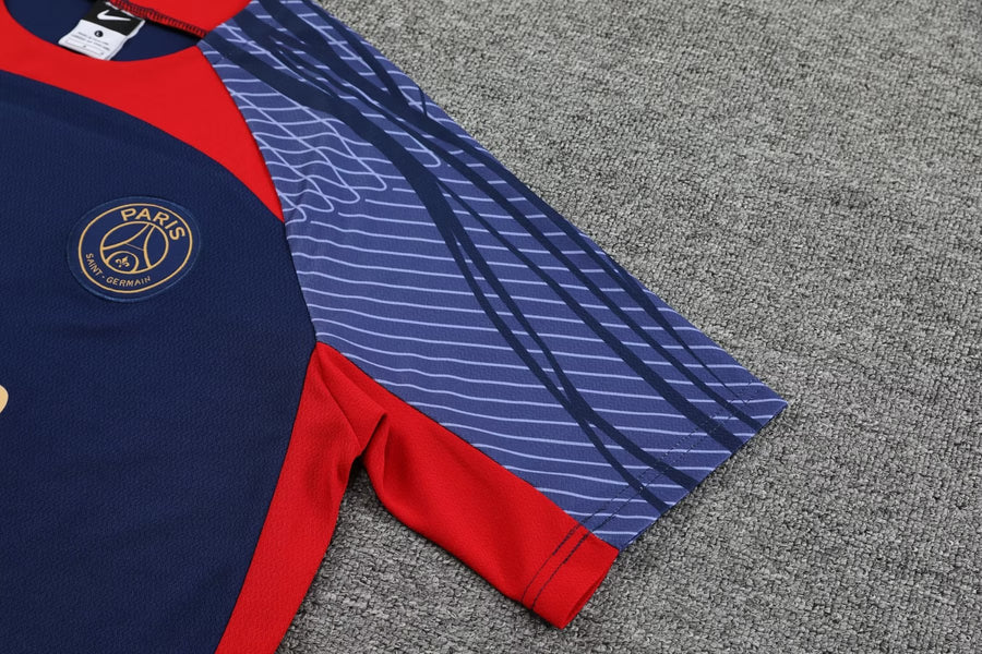 Kit PSG Paris training bleu/mauve 2023/24