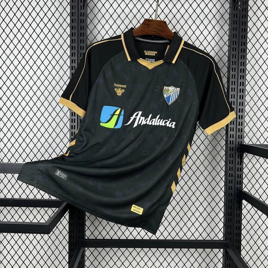 Maillot football Malaga Noir Rétro 2025/26