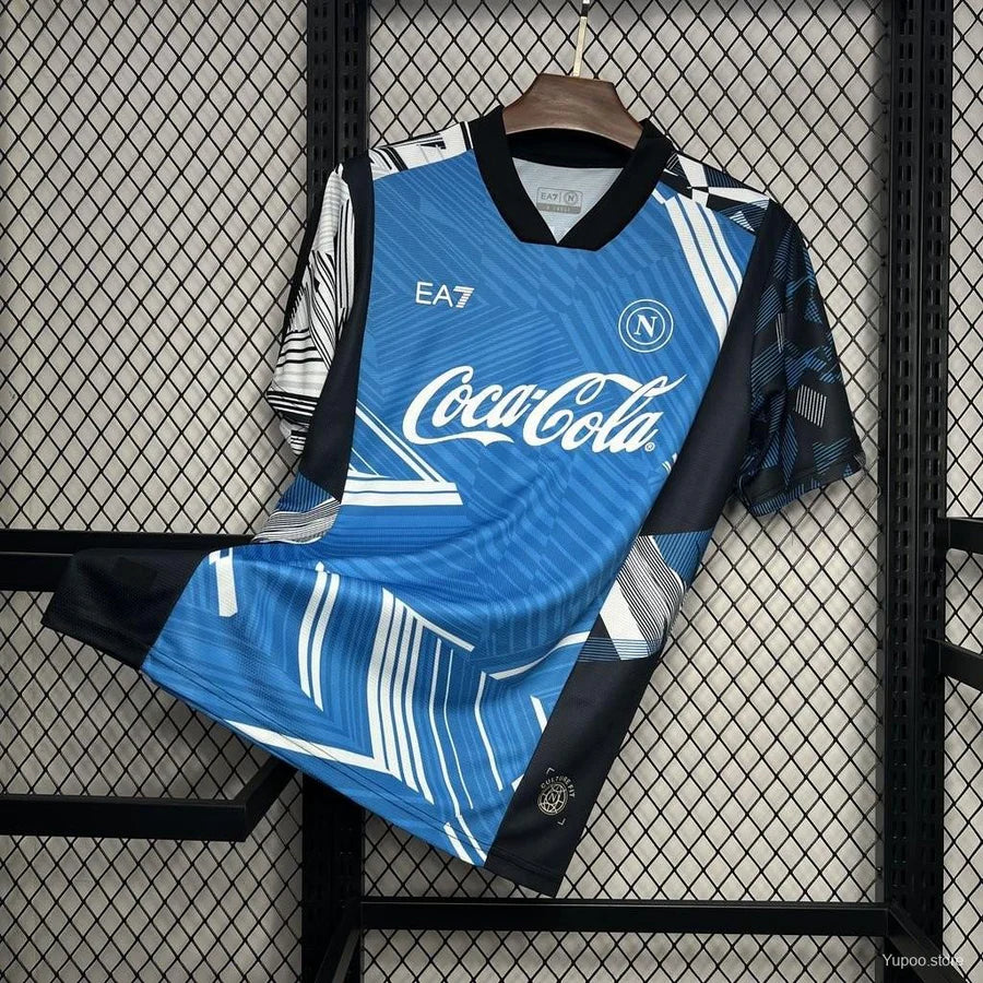 Maillot football Naples Napoli pré-match 2024/25