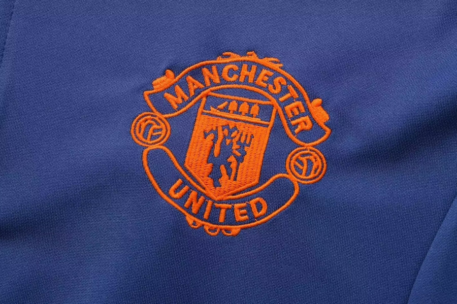 Survêtement Manchester United bleu/orange 2022/23