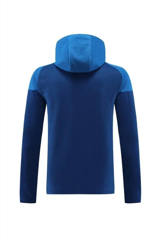 Survêtement ensemble football Capuche OM/Marseille bleu 2024/25