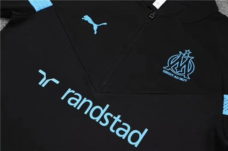 Survêtement OM Marseille noir/bleu 2022/23