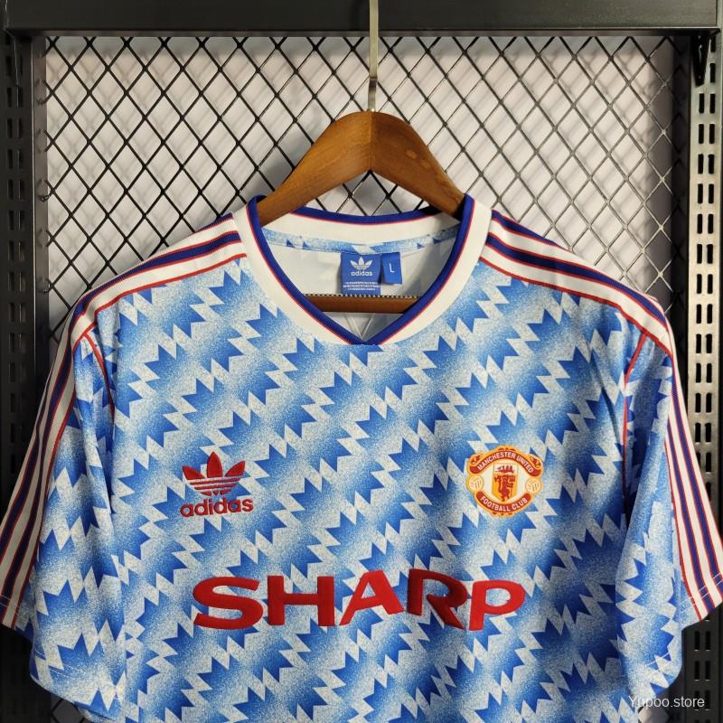 Maillot Manchester United exterieur 1990/92