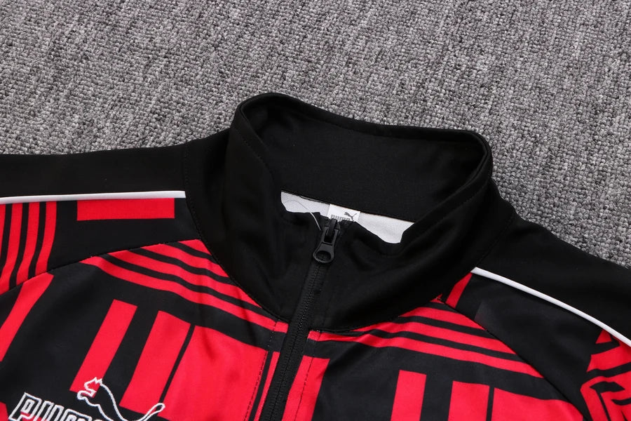 Survêtement Milan AC rouge/noir 2022/23
