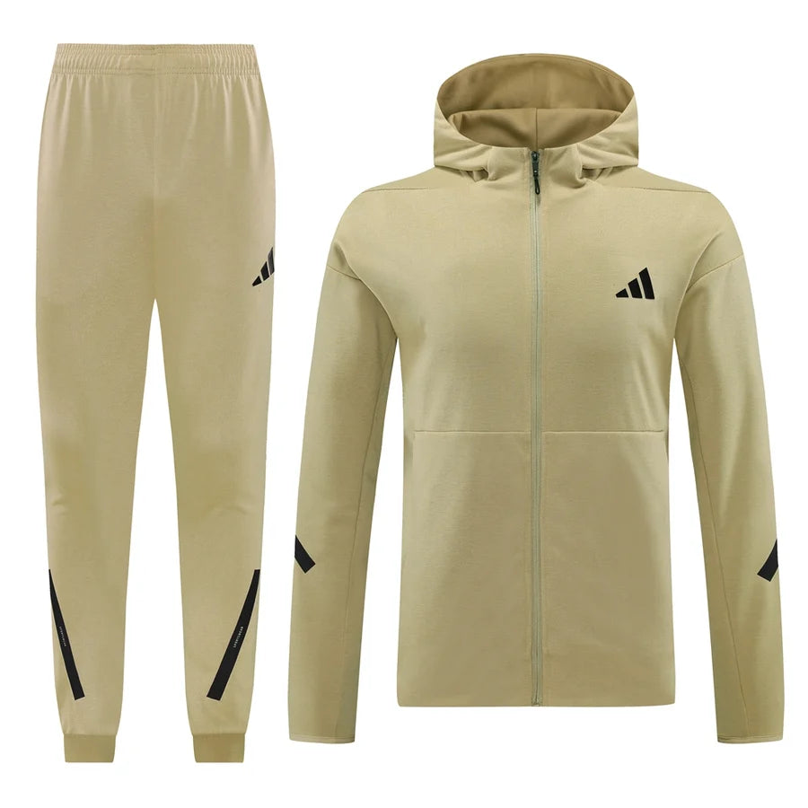 Survêtement Adidas ensemble jogging beige