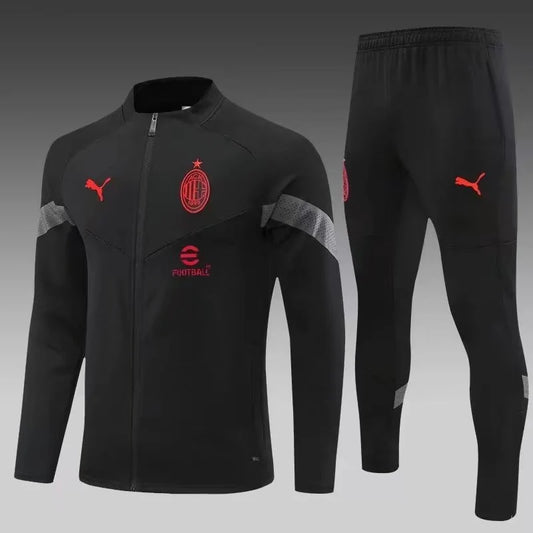 Survêtement Milan AC noir/rouge 2022/23