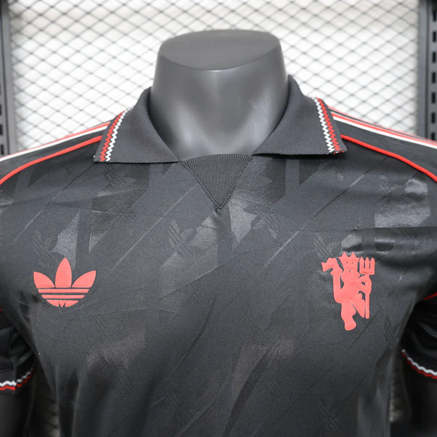 Maillot football Manchester United Adidas Originals Black Player Version 2024/25