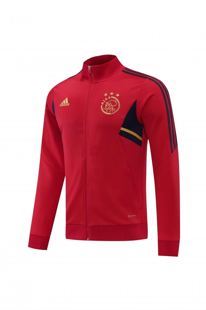 Survêtement Ajax Amsterdam rouge 2022/23