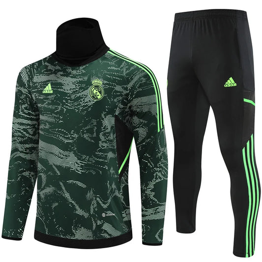 Survêtement Col Real Madrid noir/vert 2022/23
