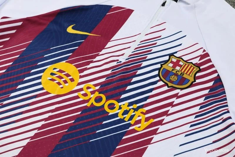 Survêtement FC Barcelone Barcelona blanc 2023/24