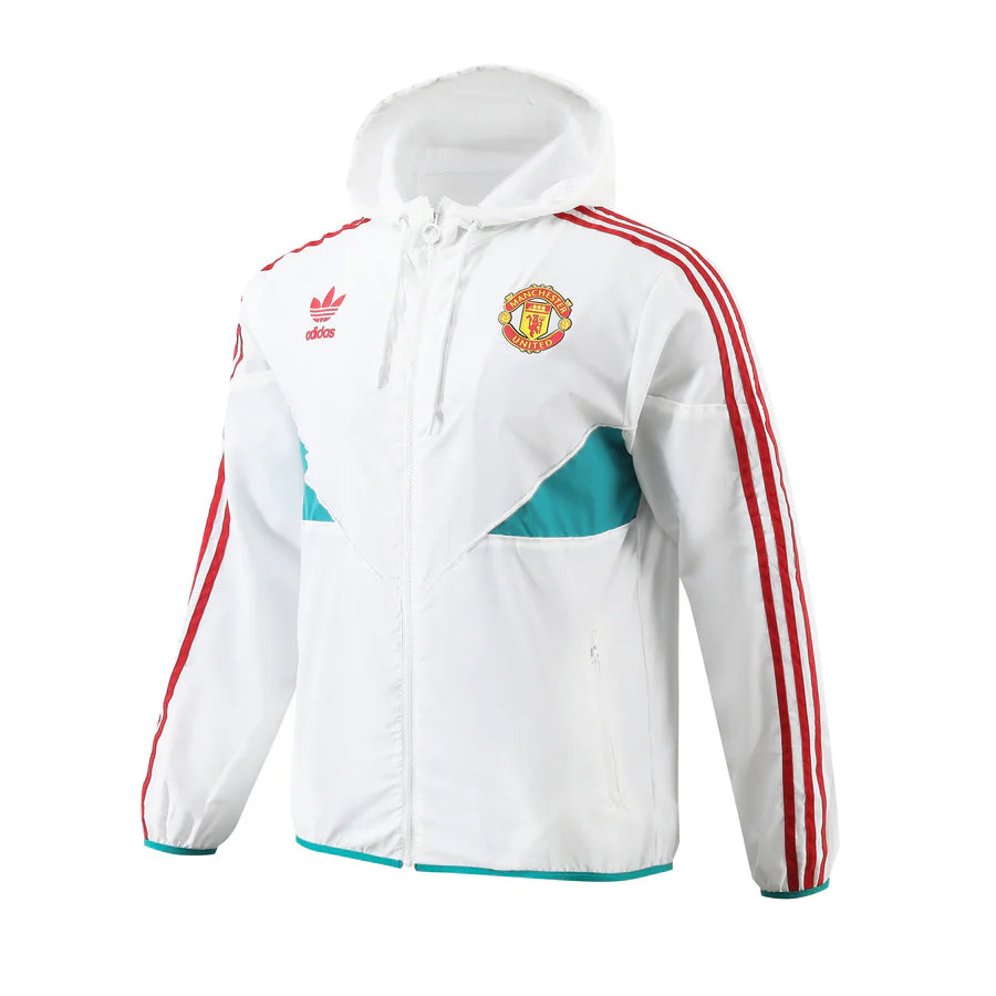 Veste Trench Coat Manchester United rouge/blanc 2024/25