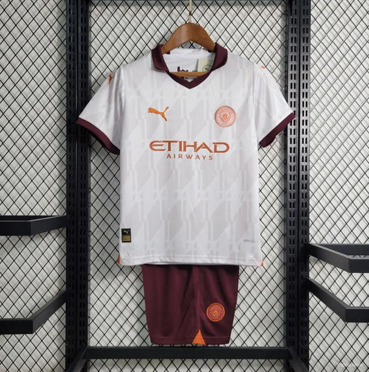 Kit Manchester City extérieur 2023/24-Enfant