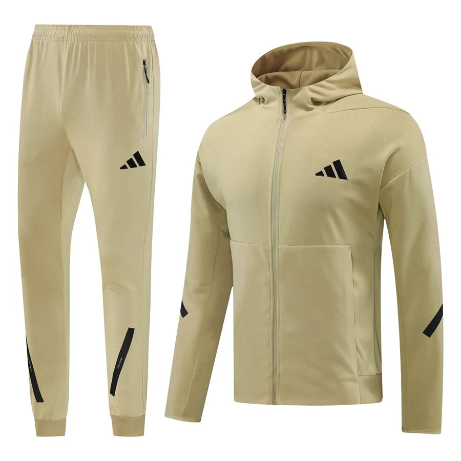 Survêtement Adidas ensemble jogging beige