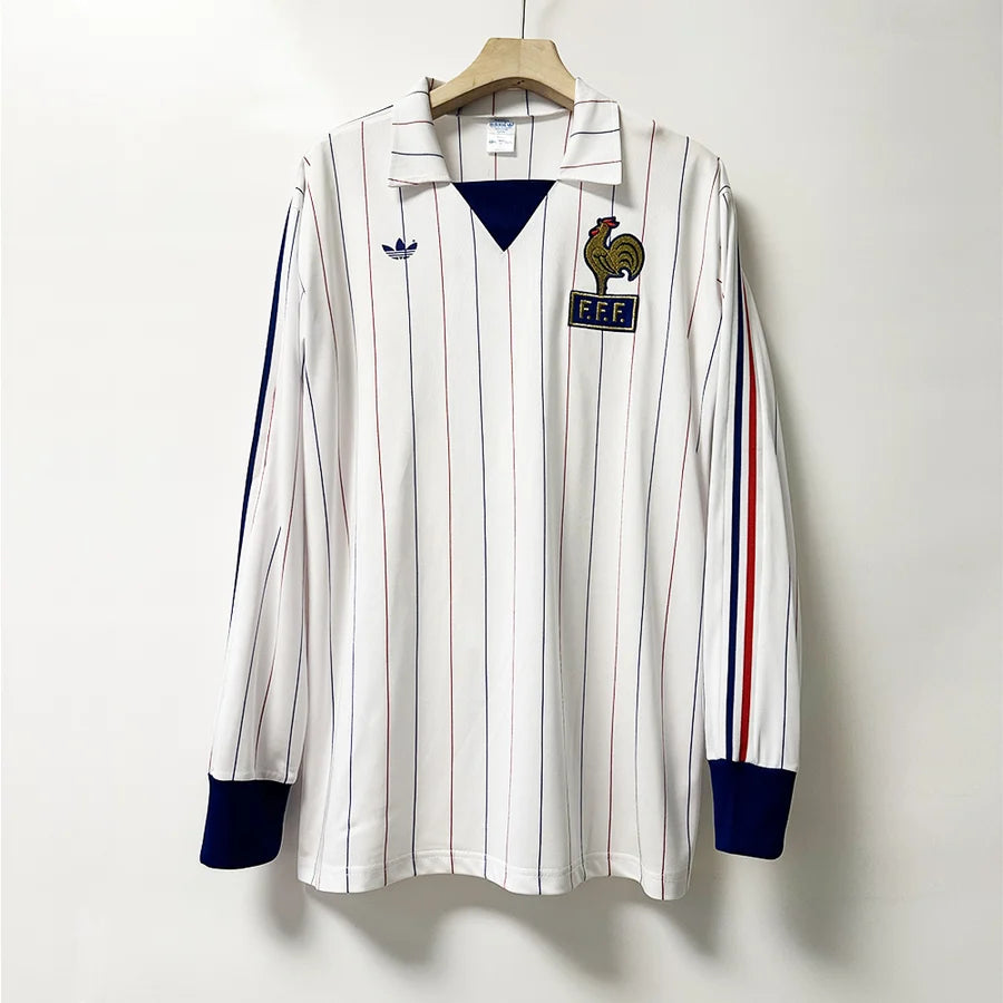 Maillot football France extérieur manche longue long sleeve 1980/82