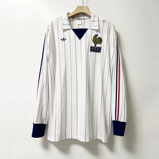 Maillot football France extérieur manche longue long sleeve 1980/82