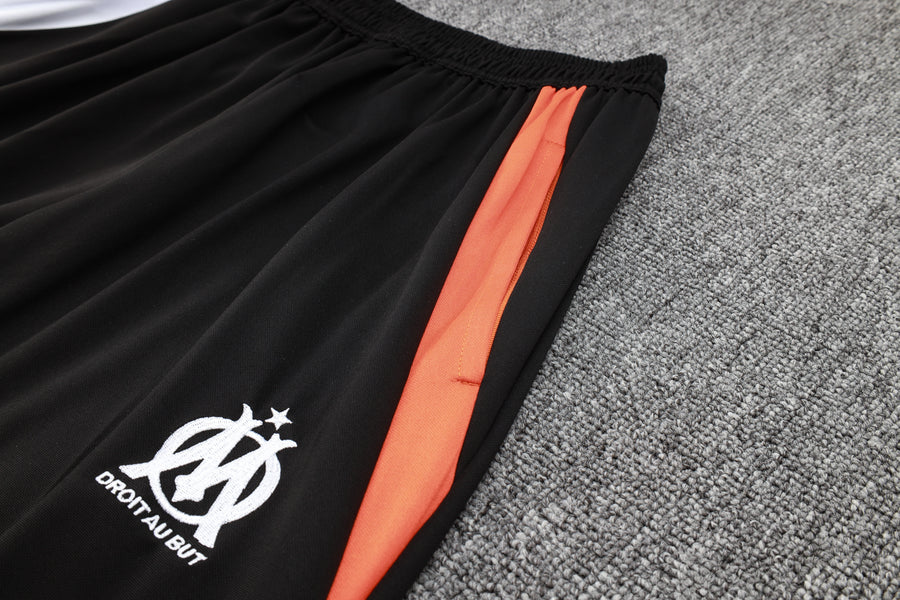Survêtement football ensemble Capuche OM/Marseille noir 2024/25